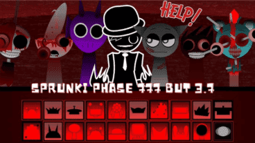 Play Sprunki Phase 777 But 3.7 - Free Online Browser Game